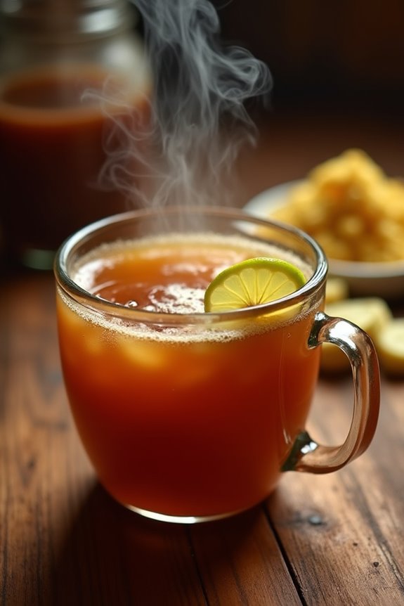 ginger infused colombian comfort drink