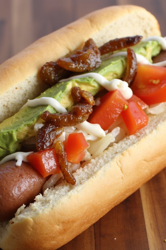 gourmet chilean hot dog