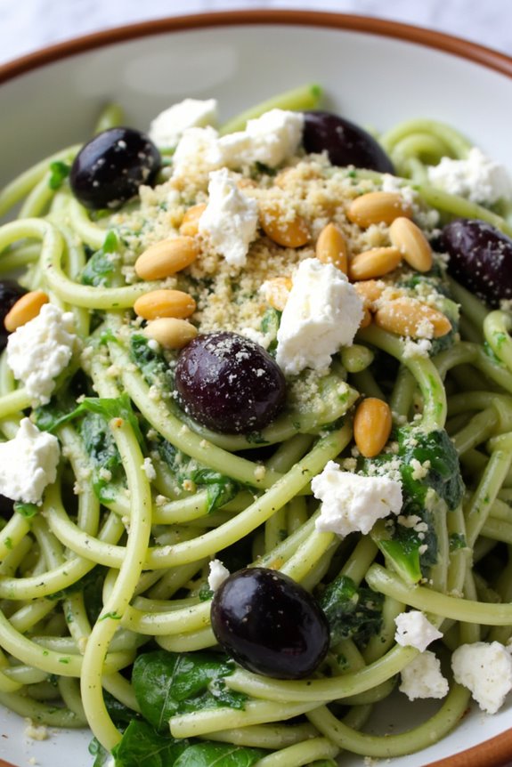 gourmet tallarines verdes delight