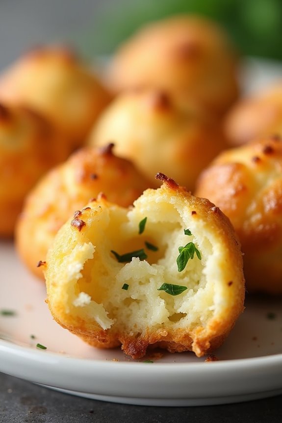 gourmet truffle cheese puffs