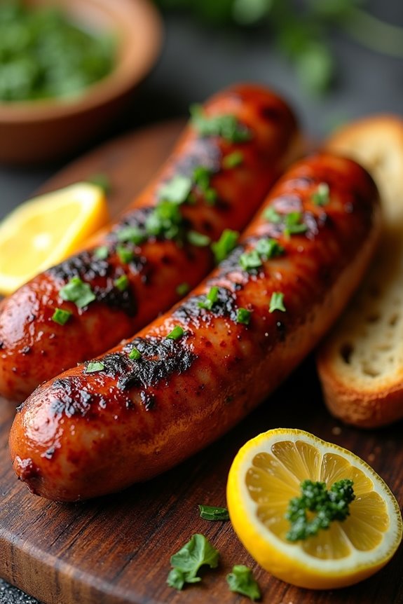 grilled argentinian chorizo delight