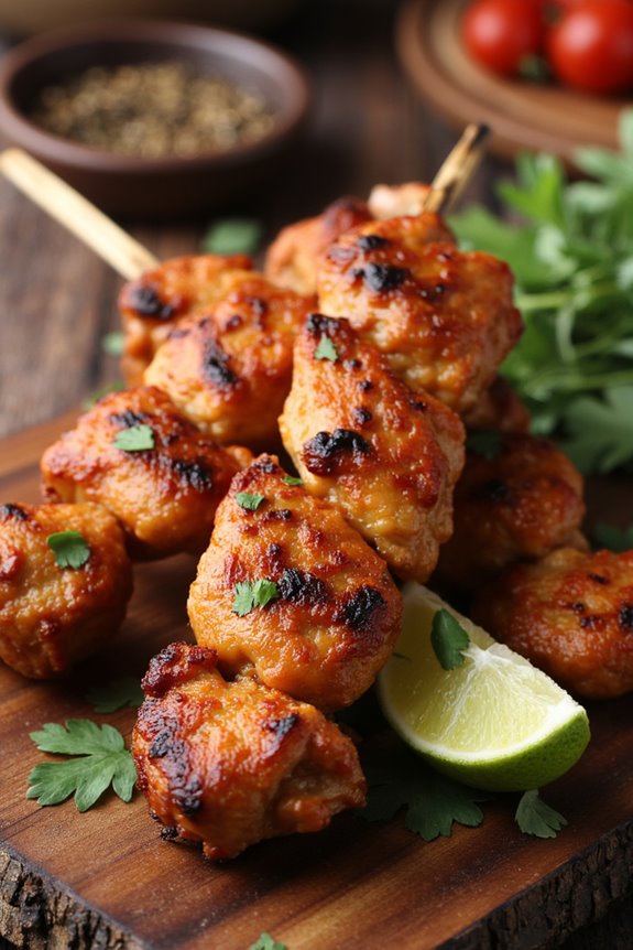 grilled chicken skewers recipe