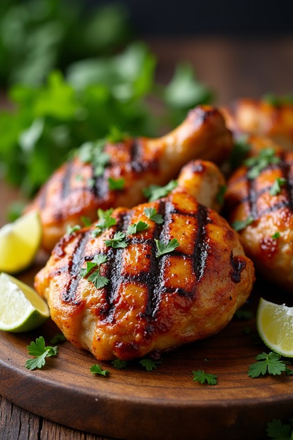 grilled chicken with cacha a