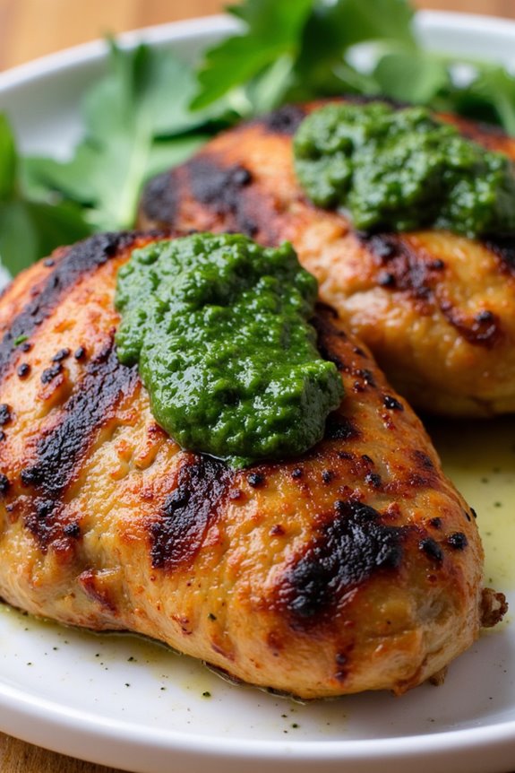 grilled chicken with chimichurri