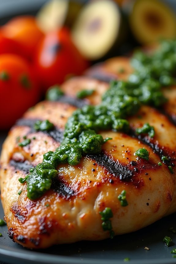 grilled chicken with chimichurri