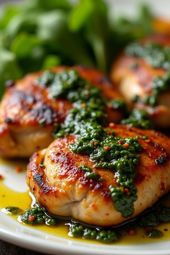 grilled chicken with chimichurri