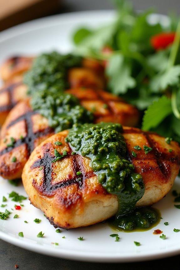 grilled chicken with chimichurri