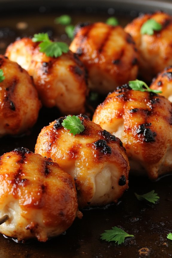 grilled octopus with garlic butter