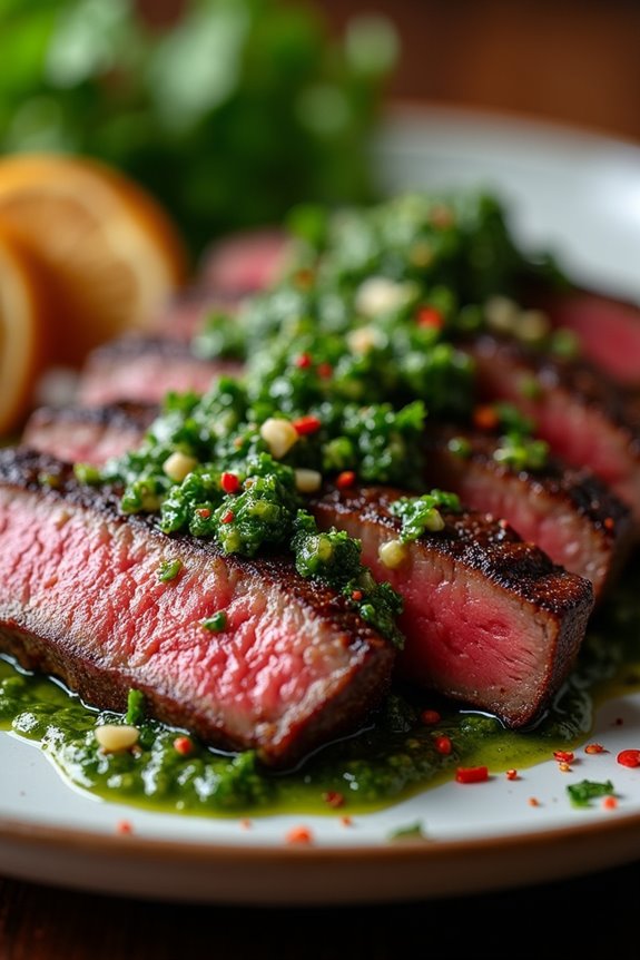 grilled picanha with chimichurri