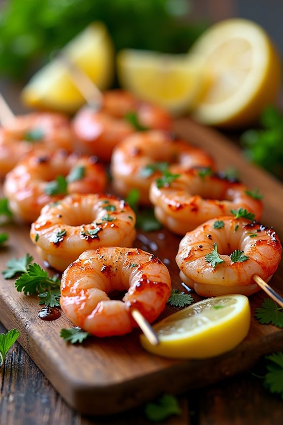 grilled shrimp with zesty marinade