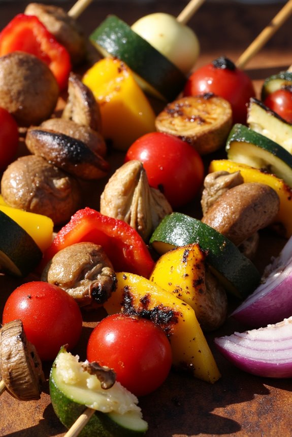 grilled vegetable skewers recipe