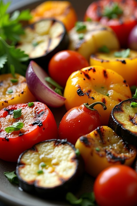 grilled vegetables enhance barbecue