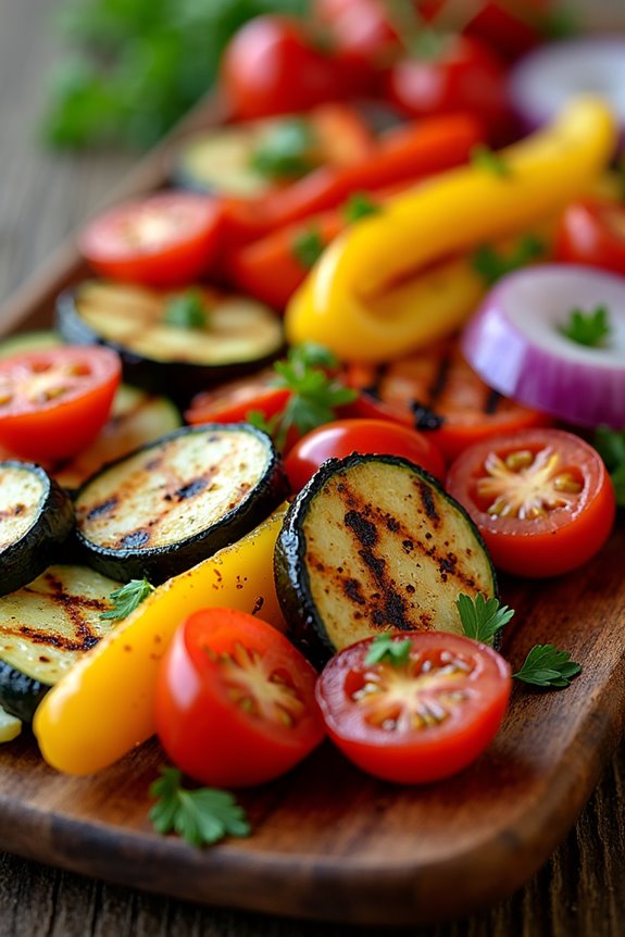 grilled vegetables for barbecues