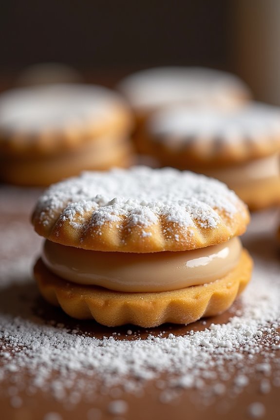 hazelnut cream alfajores recipe