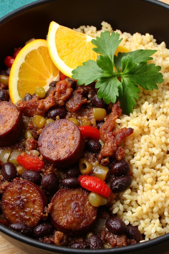 healthy feijoada with quinoa