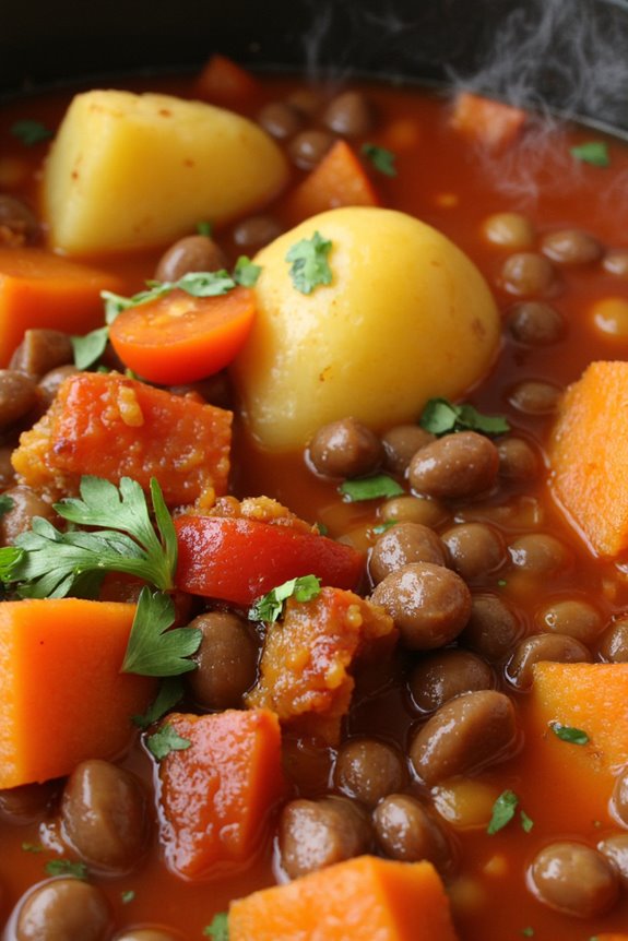 hearty argentine lentil stew