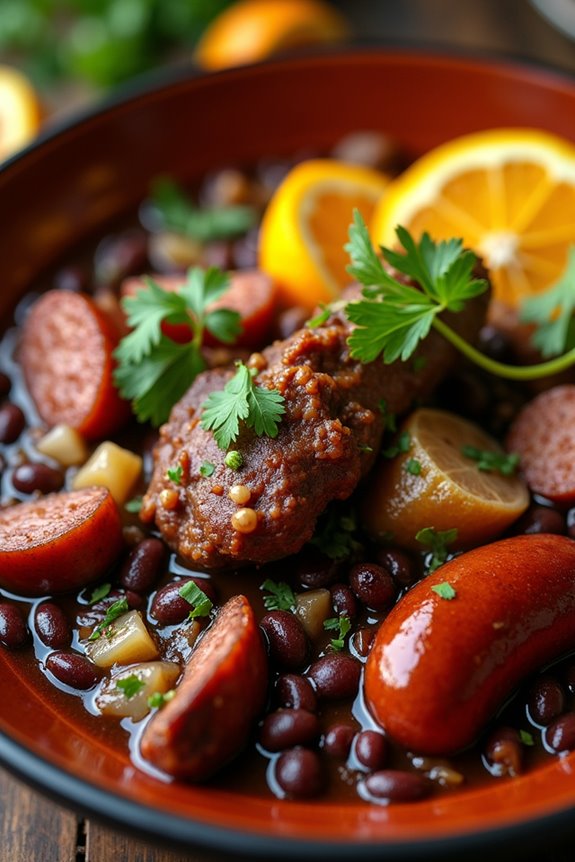 hearty brazilian black bean stew