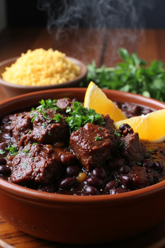 hearty brazilian black bean stew