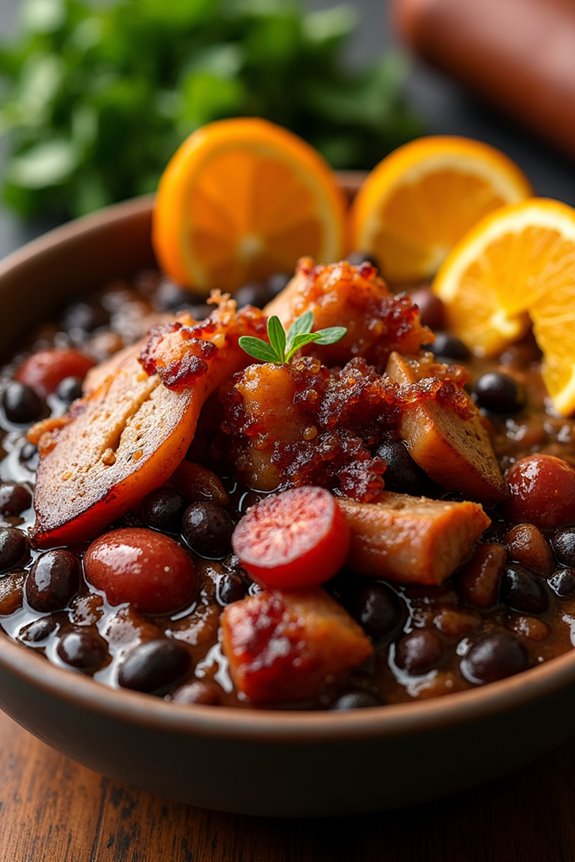 hearty brazilian black bean stew