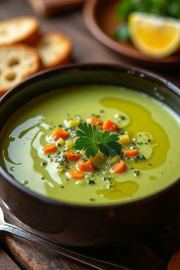 hearty brazilian pea soup