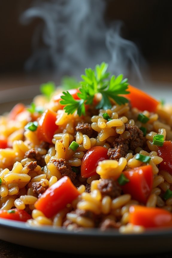hearty brazilian rice dish