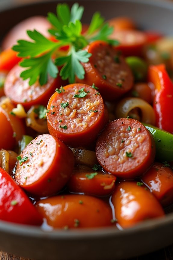hearty brazilian sausage dish