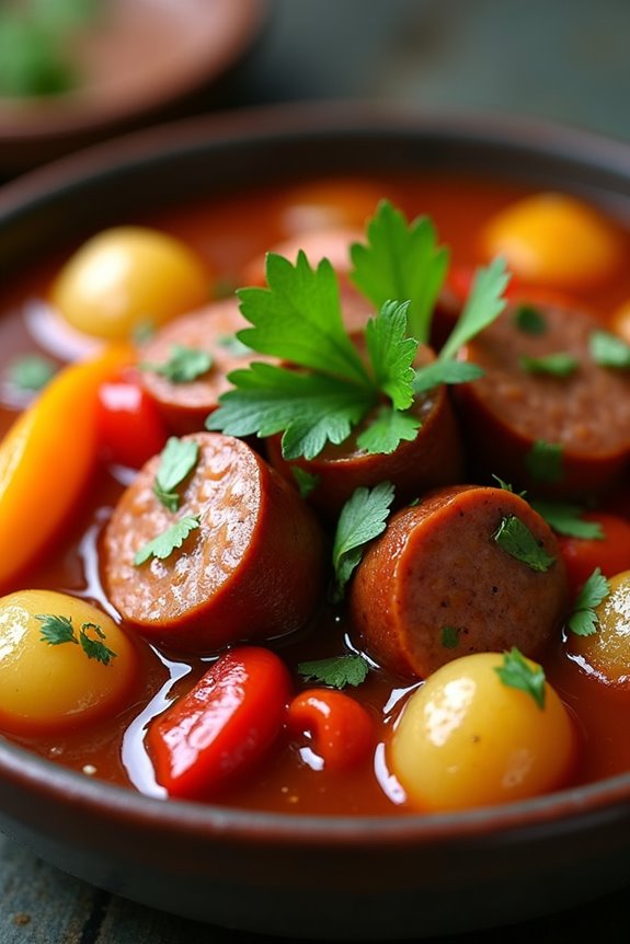 hearty brazilian sausage stew