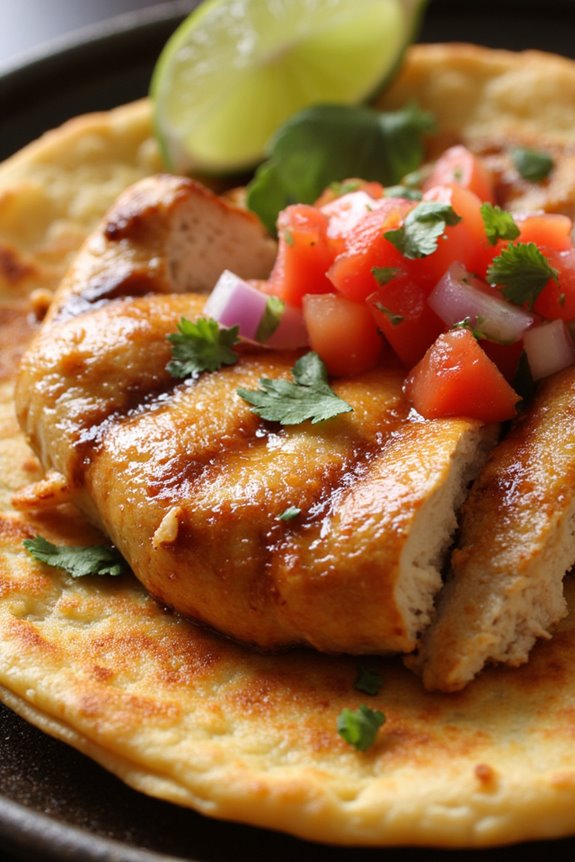 hearty chicken and salsa