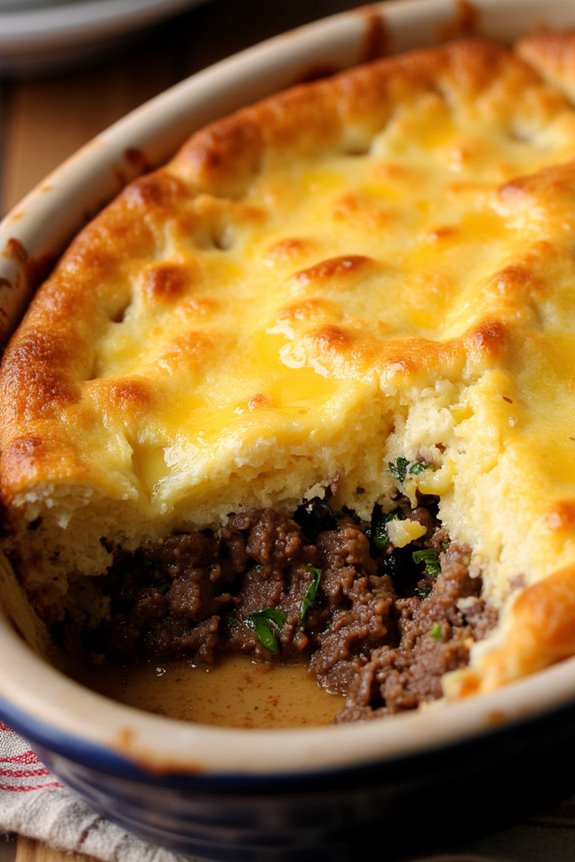 hearty chilean corn pie