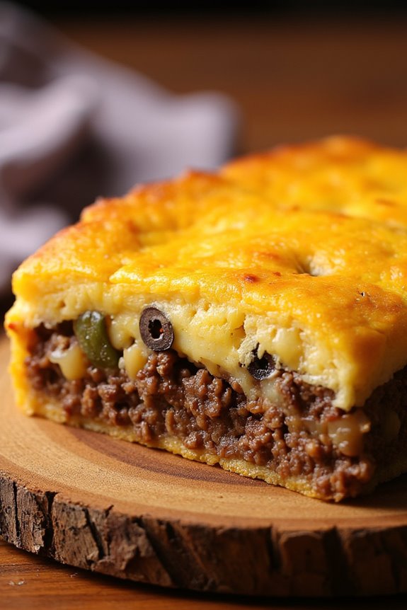 hearty chilean corn pie