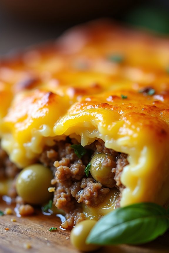 hearty chilean corn pie