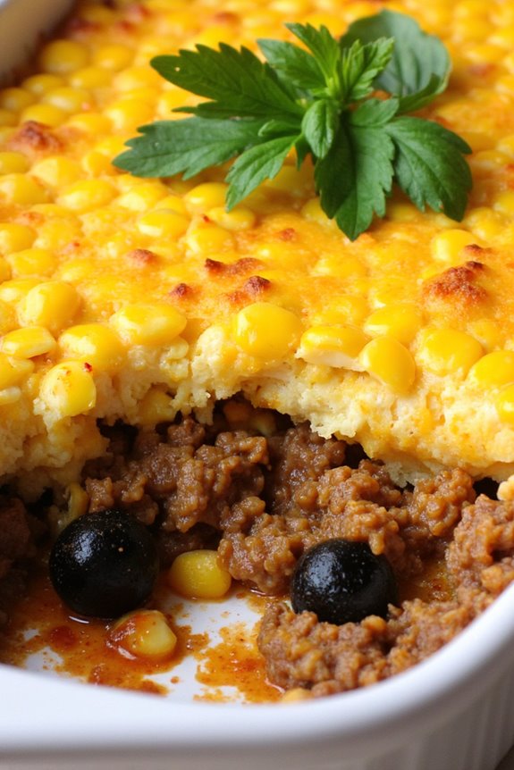 hearty chilean meat pie