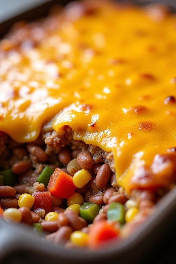 hearty colombian bean casserole