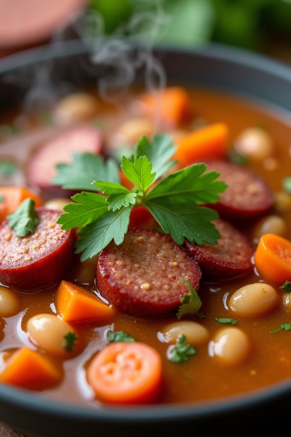 hearty colombian bean soup