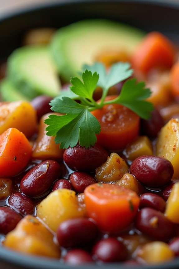 hearty colombian bean stew