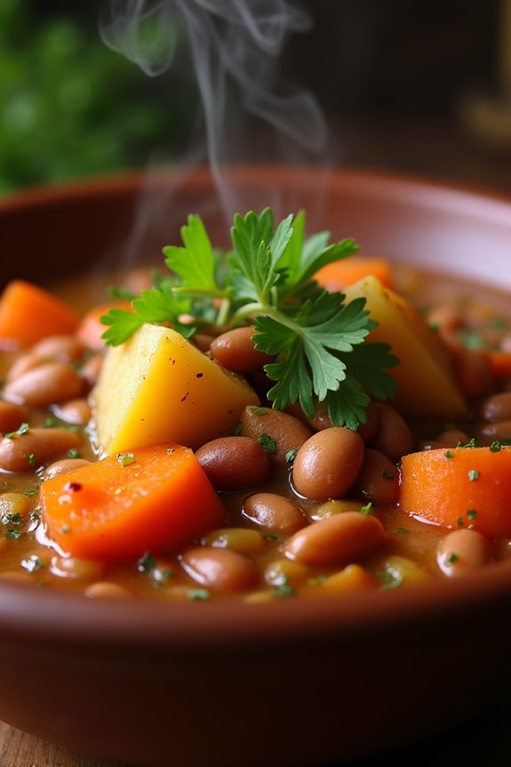 hearty colombian bean stew