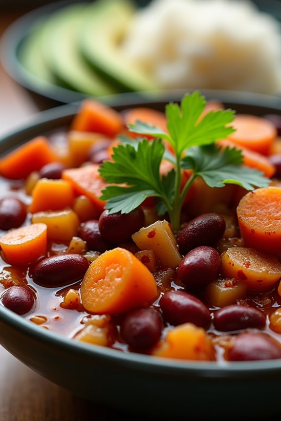 hearty colombian bean stew
