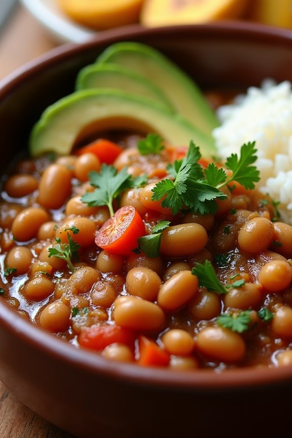 hearty colombian bean stew