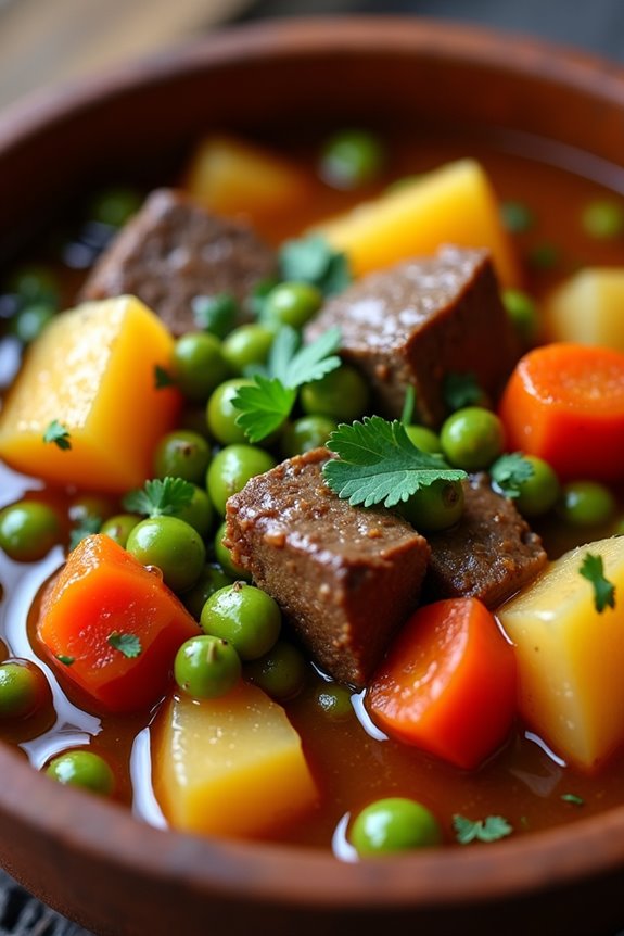 hearty colombian beef stew