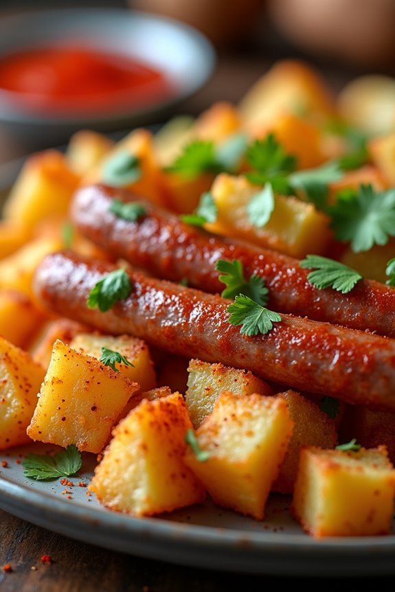 hearty colombian breakfast dish