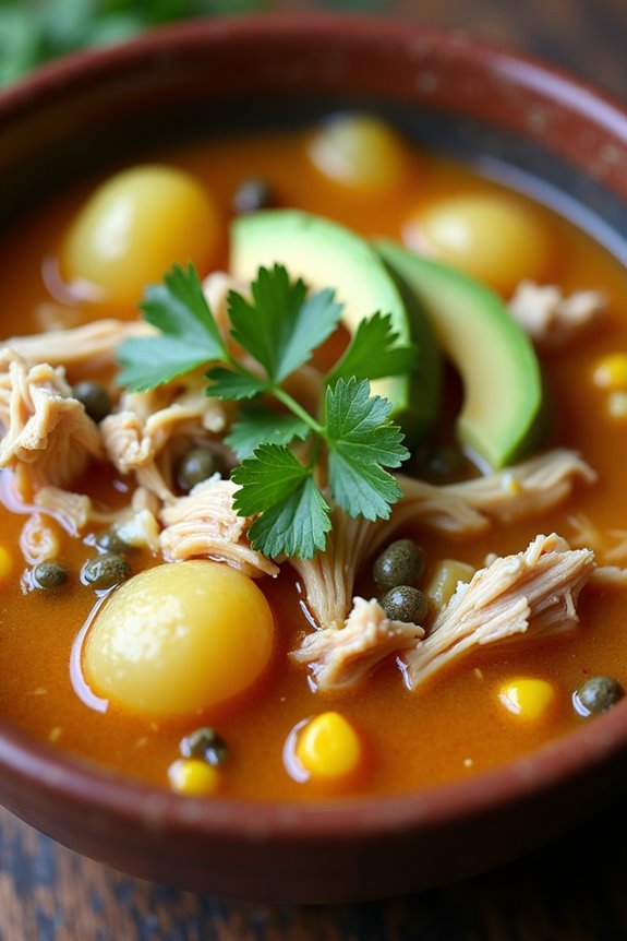 hearty colombian chicken soup