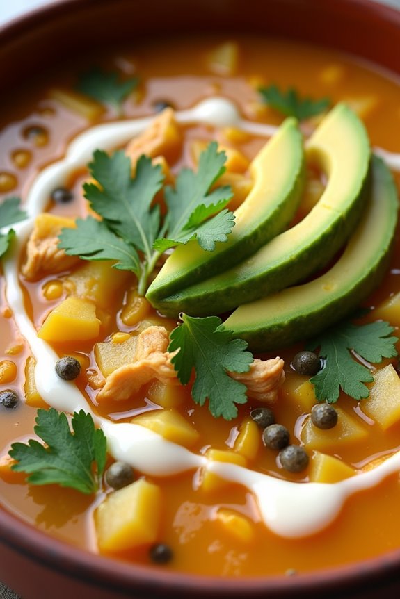 hearty colombian chicken soup