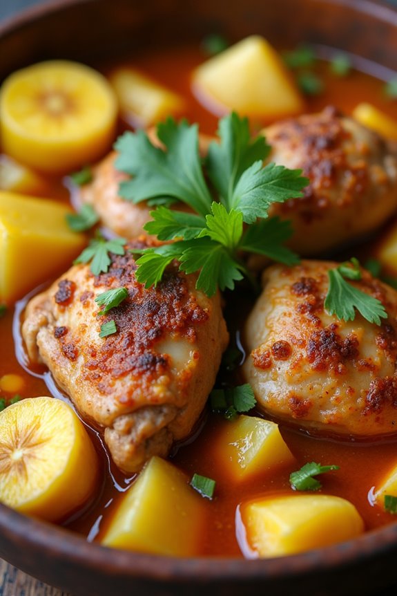 hearty colombian chicken soup