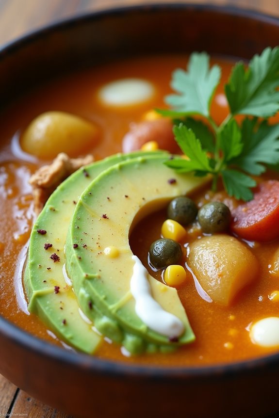 hearty colombian chicken soup