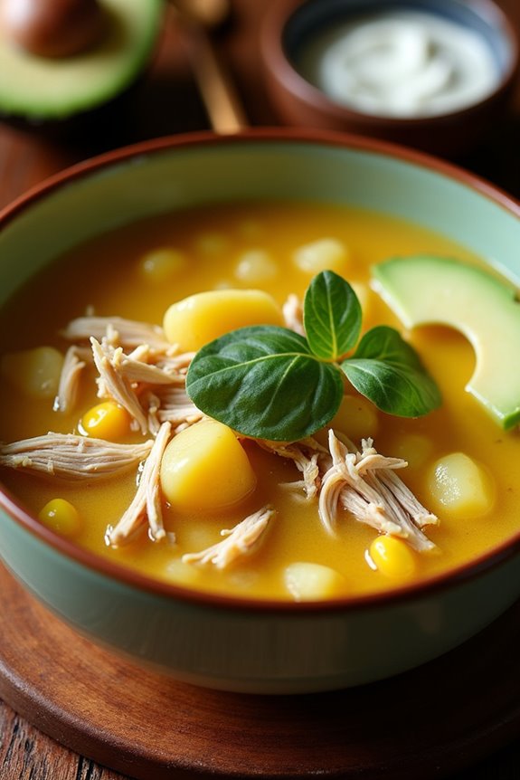hearty colombian chicken soup