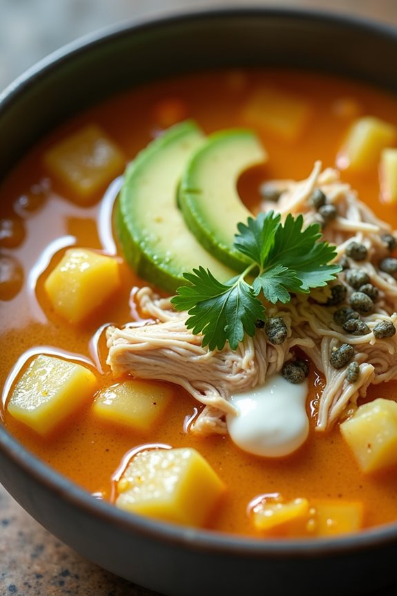 hearty colombian chicken soup