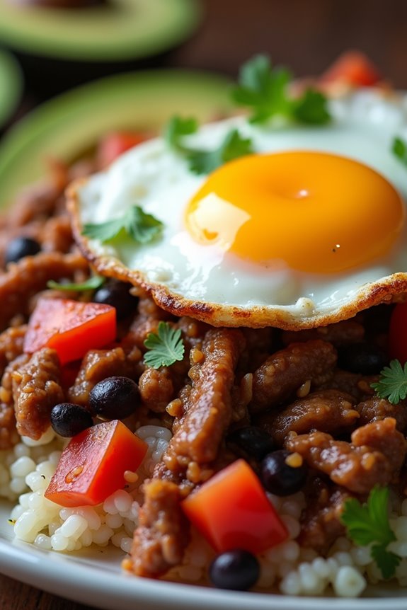 hearty colombian leftover dish