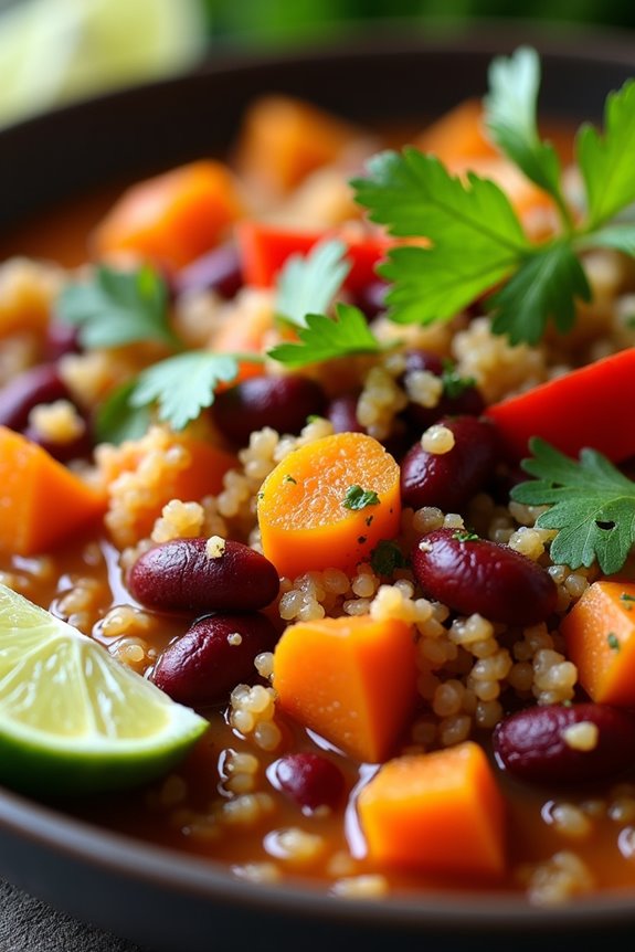 hearty colombian quinoa stew