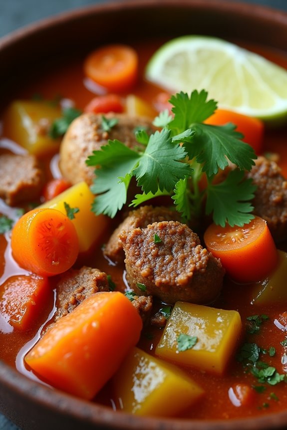 hearty colombian slow cooked stew