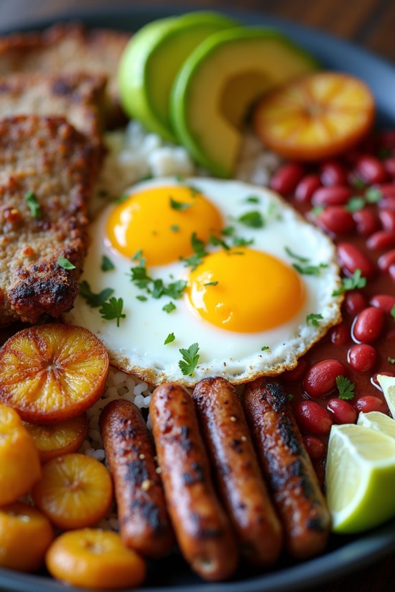 hearty colombian traditional dish